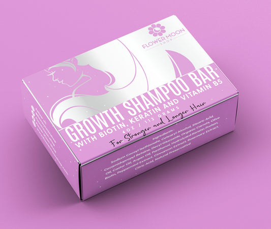 Hair Growth Shampoo Bar with Biotin, Keratin and Vitamin B5